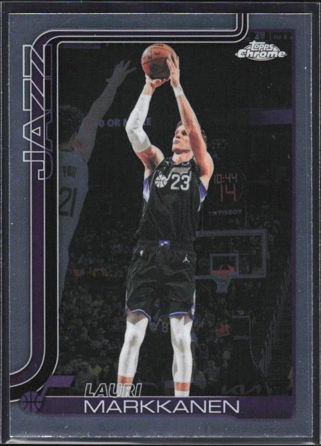 2025-26 Topps Chrome Update #53 Lauri Markkanen - framsida