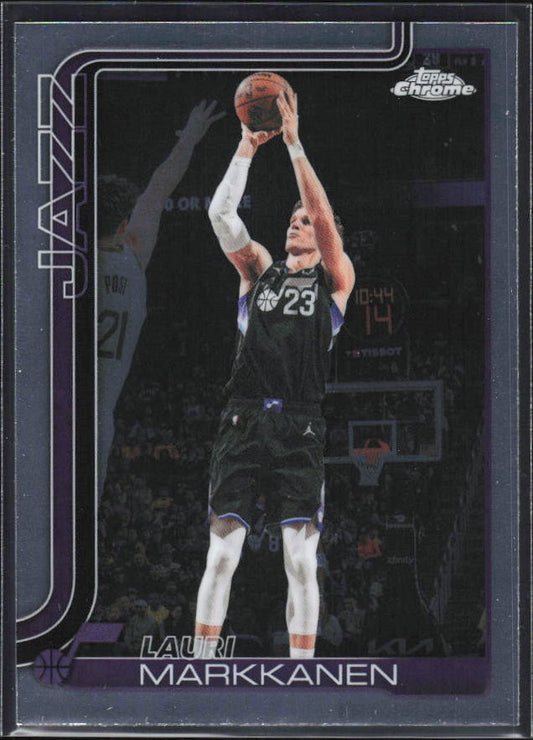 2025-26 Topps Chrome Update #53 Lauri Markkanen - framsida