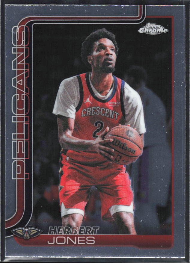 2025-26 Topps Chrome Update #114 Herbert Jones - framsida
