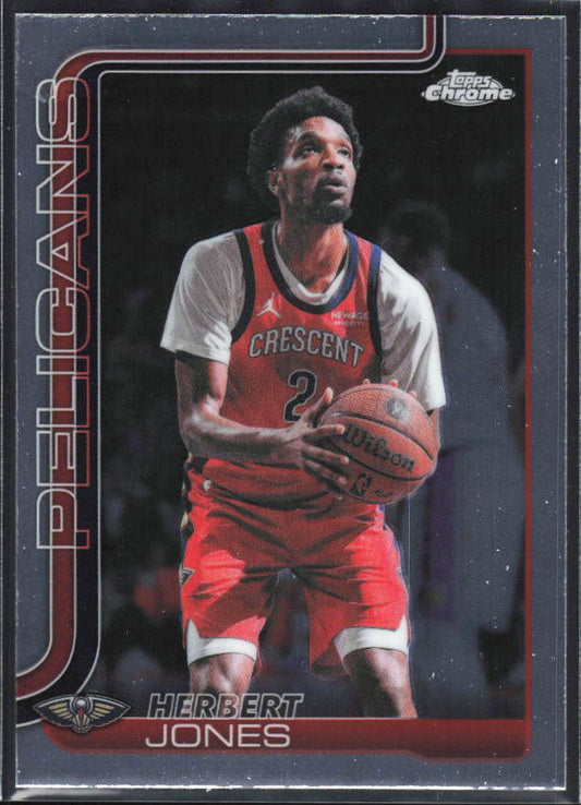 2025-26 Topps Chrome Update #114 Herbert Jones - framsida