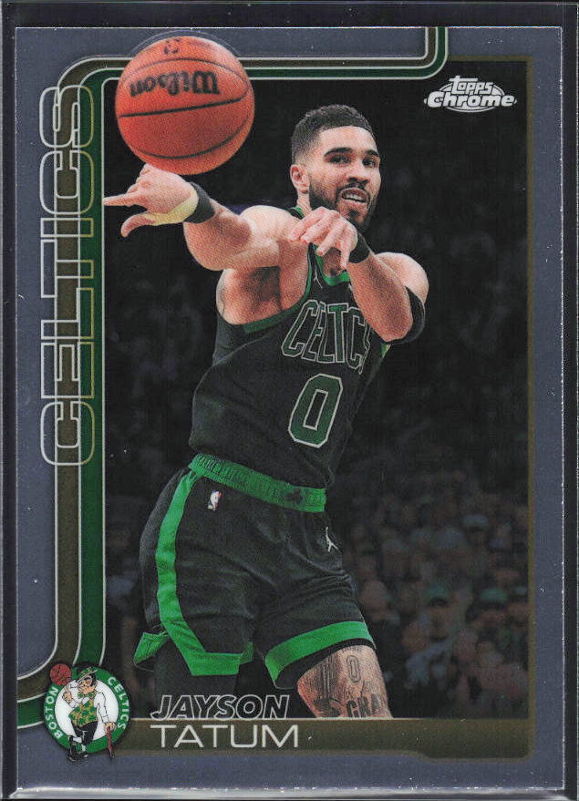 2025-26 Topps Chrome Update #8 Jayson Tatum - framsida