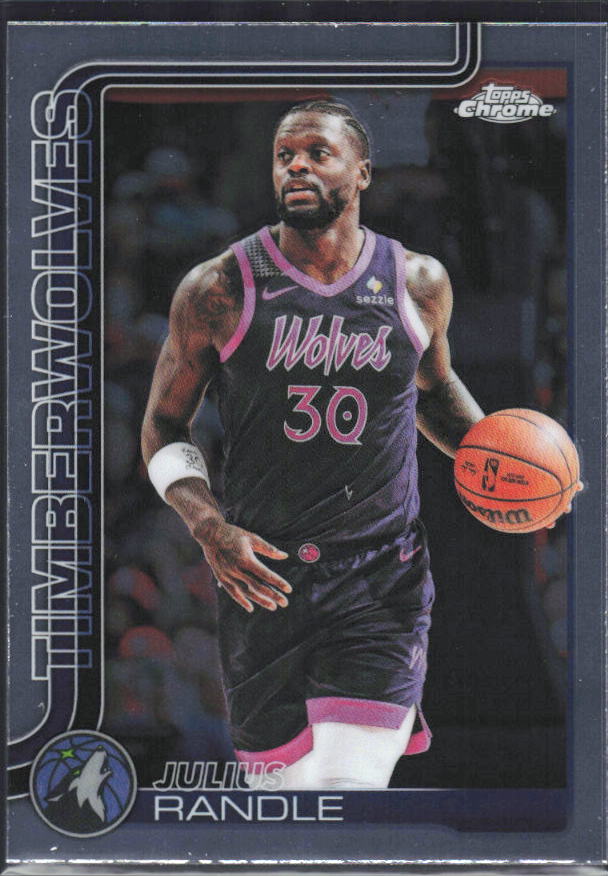 2025-26 Topps Chrome Update #52 Julius Randle - framsida