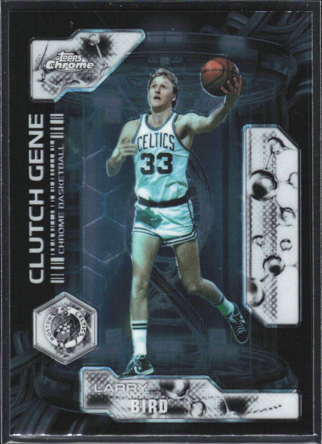 2025-26 Topps Chrome Update #CG-23 Larry Bird Clutch Gene - framsida