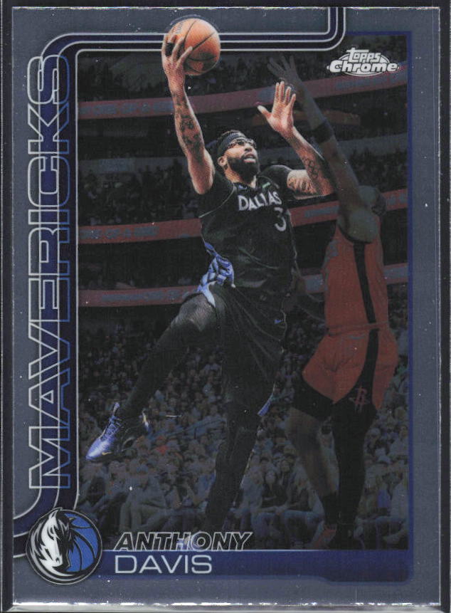 2025-26 Topps Chrome Update #4 Anthony Davis - framsida
