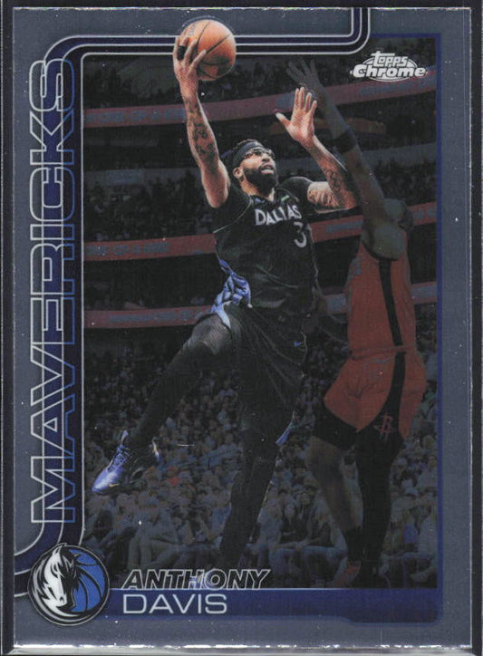 2025-26 Topps Chrome Update #4 Anthony Davis - framsida