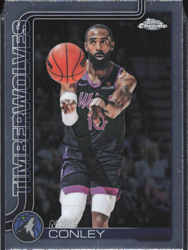 2025-26 Topps Chrome Update #109 Mike Conley - framsida