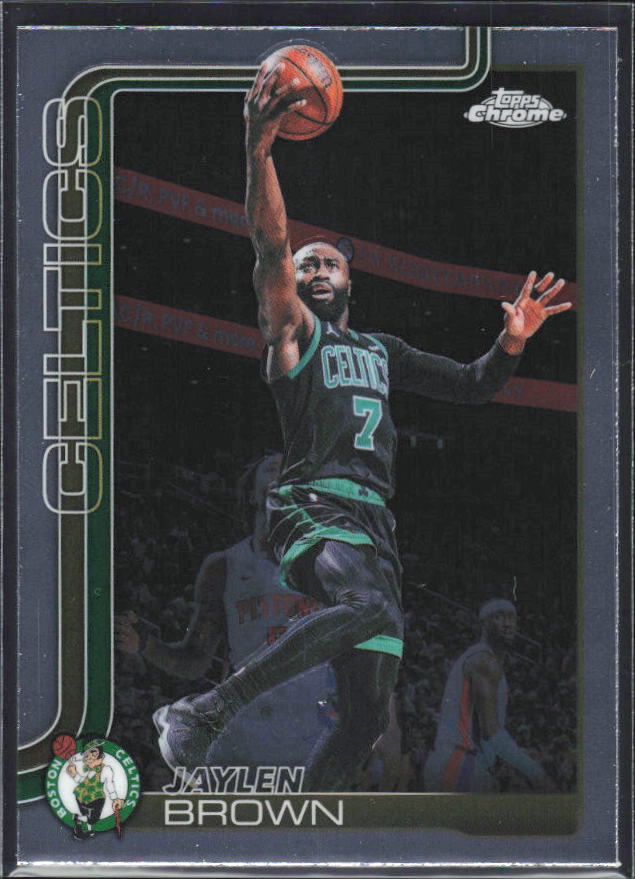 2025-26 Topps Chrome Update #9 Jaylen Brown - framsida