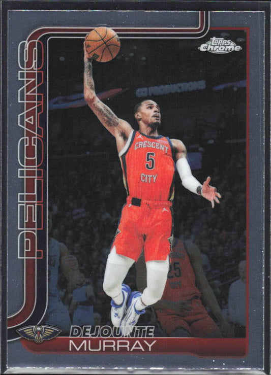 2025-26 Topps Chrome Update #89 Dejounte Murray - framsida