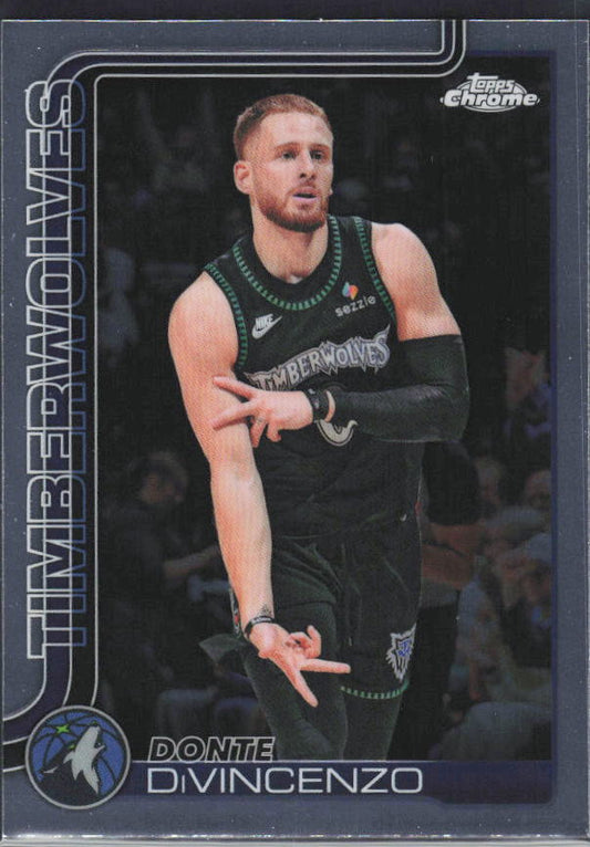 2025-26 Topps Chrome Update #108 Donte DiVincenzo - framsida