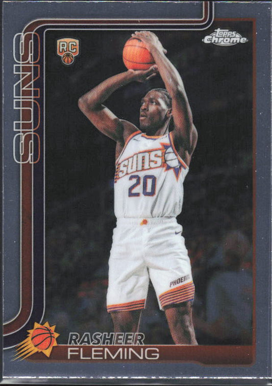 2025-26 Topps Chrome Update #181 Rasheer Fleming - framsida