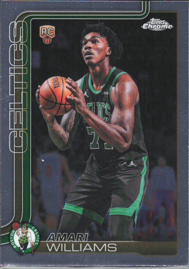 2025-26 Topps Chrome Update #197 Amari Williams - framsida