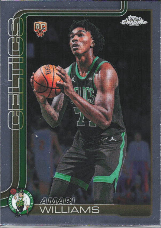 2025-26 Topps Chrome Update #197 Amari Williams - framsida
