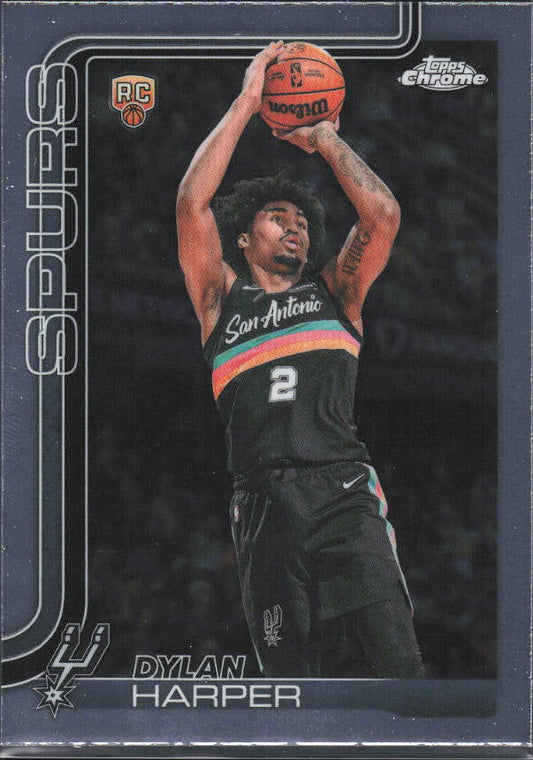 2025-26 Topps Chrome Update #152 Dylan Harper - framsida
