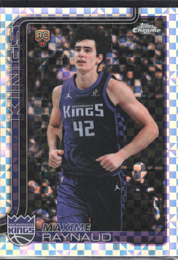 2025-26 Topps Chrome Update #193 Maxime Raynaud X-Fractor - framsida