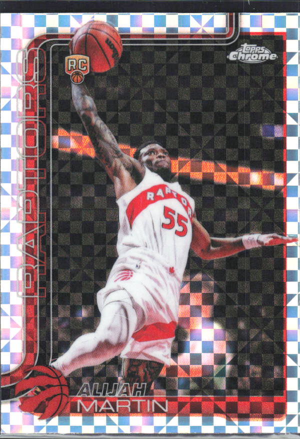 2025-26 Topps Chrome Update #190 Alijah Martin X-Fractor - framsida