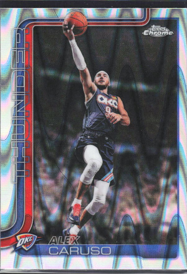 2025-26 Topps Chrome Update #131 Alex Caruso RayWave Refractor - framsida