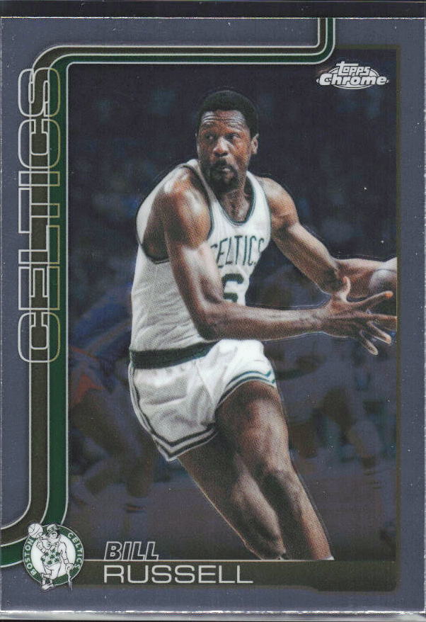 2025-26 Topps Chrome Update #141 Bill Russell - framsida