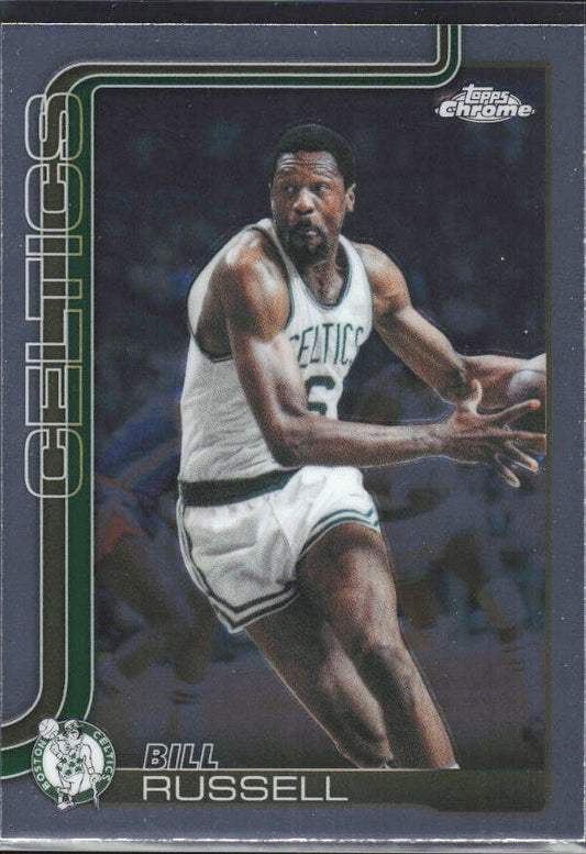 2025-26 Topps Chrome Update #141 Bill Russell - framsida