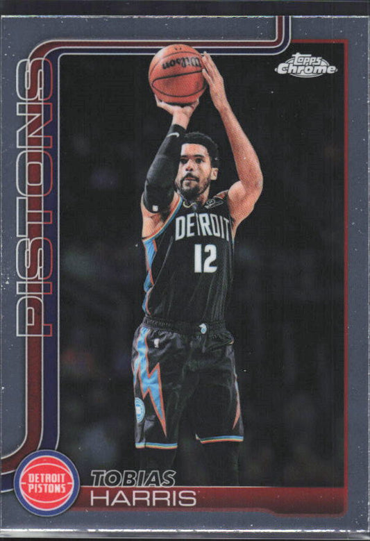 2025-26 Topps Chrome Update #124 Tobias Harris - framsida