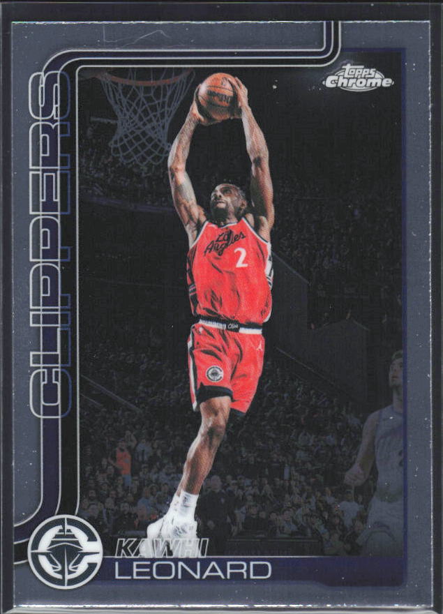2025-26 Topps Chrome Update #24 Kawhi Leonard - framsida