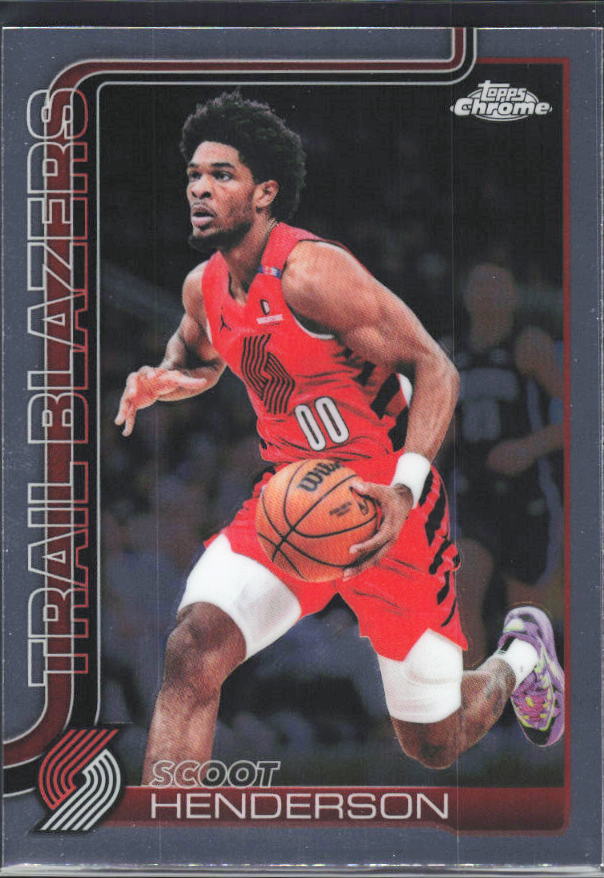 2025-26 Topps Chrome Update #85 Scoot Henderson - framsida