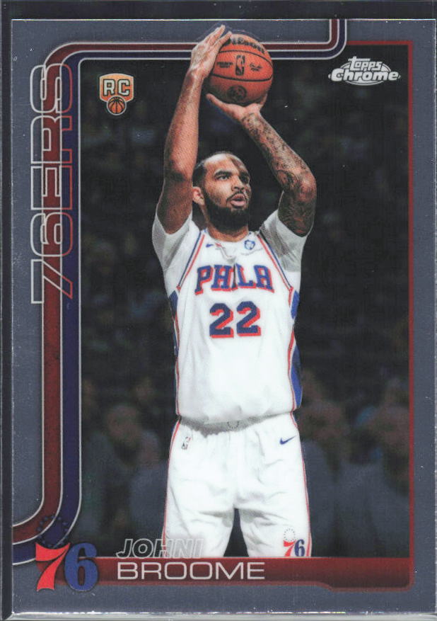 2025-26 Topps Chrome Update #185 Johni Broome - framsida