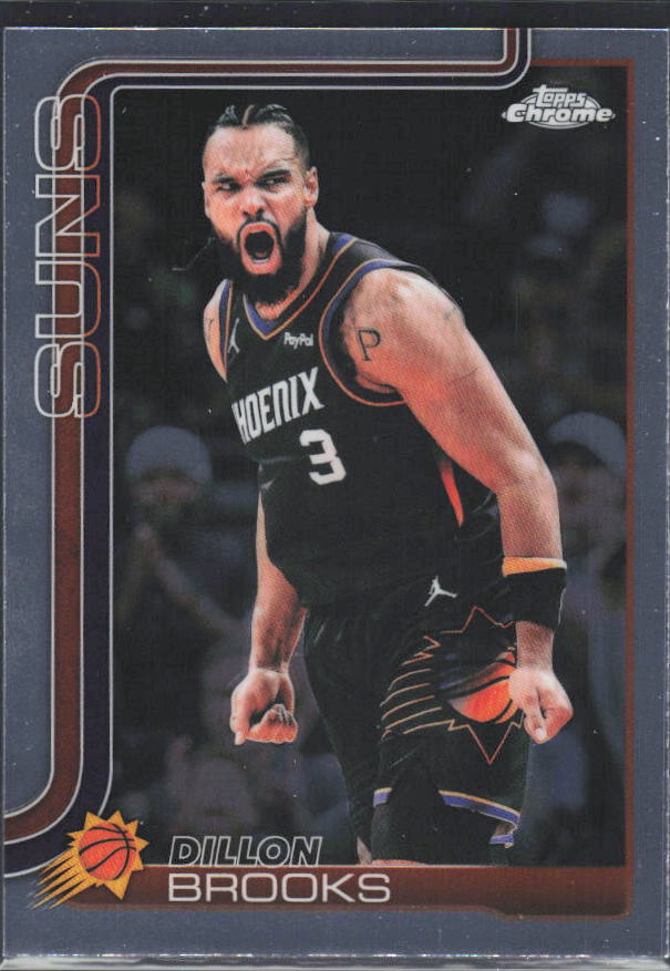 2025-26 Topps Chrome Update #117 Dillon Brooks - framsida