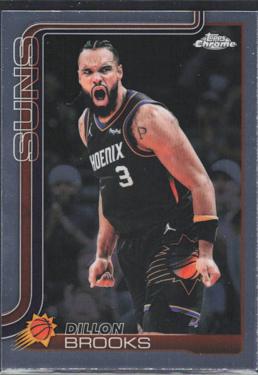 2025-26 Topps Chrome Update #117 Dillon Brooks - framsida