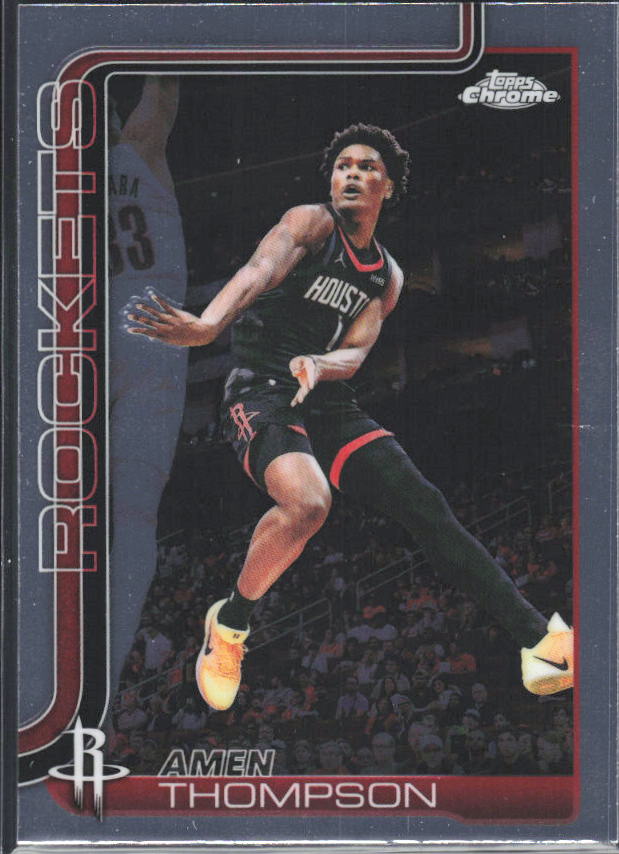 2025-26 Topps Chrome Update #44 Amen Thompson - framsida