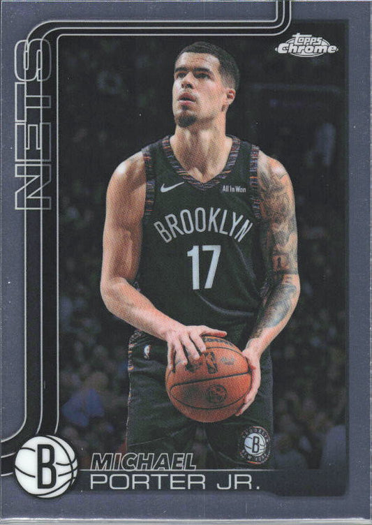2025-26 Topps Chrome Update #67 Michael Porter Jr. - framsida