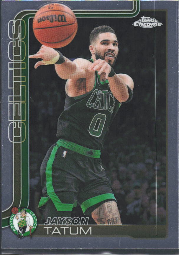 2025-26 Topps Chrome Update #8 Jayson Tatum - framsida