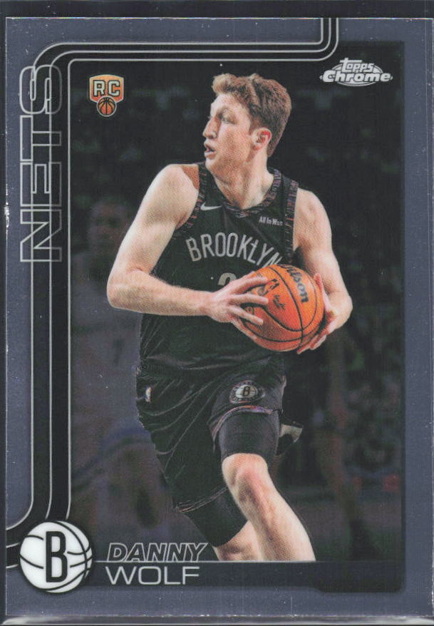 2025-26 Topps Chrome Update #177 Danny Wolf - framsida