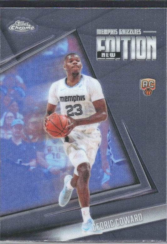 2025-26 Topps Chrome #GR-19 Cedric Coward Generation Rising - framsida