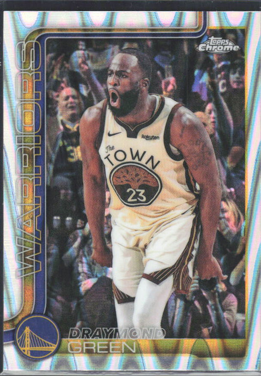 2025-26 Topps Chrome Update #16 Draymond Green RayWave Refractor - framsida