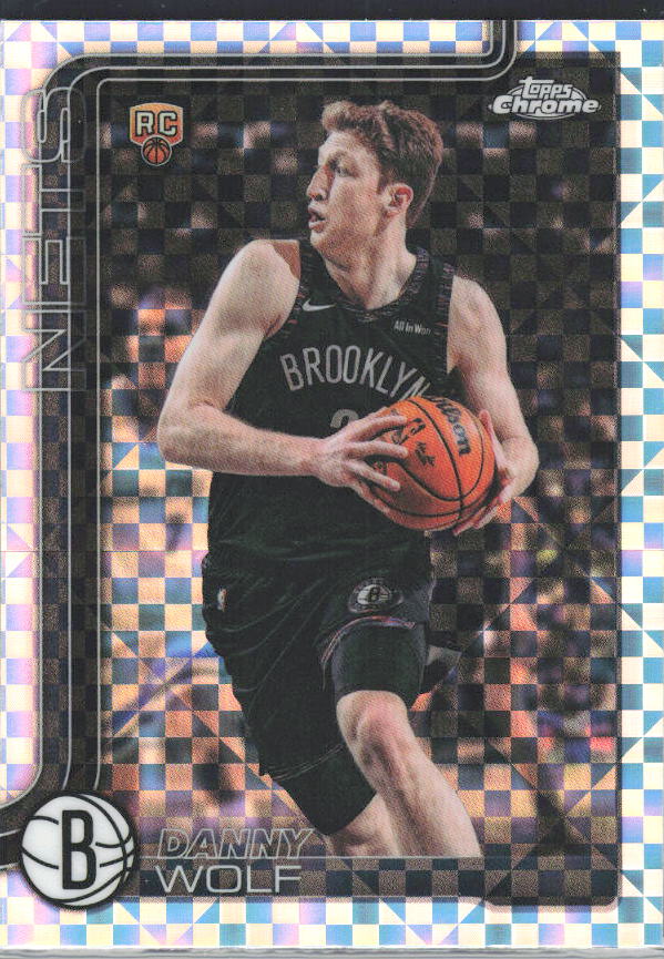 2025-26 Topps Chrome Update #177 Danny Wolf X-Fractor - framsida