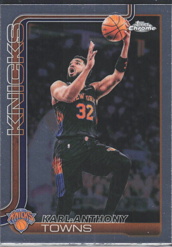 2025-26 Topps Chrome Update #21 Karl-Anthony Towns - framsida