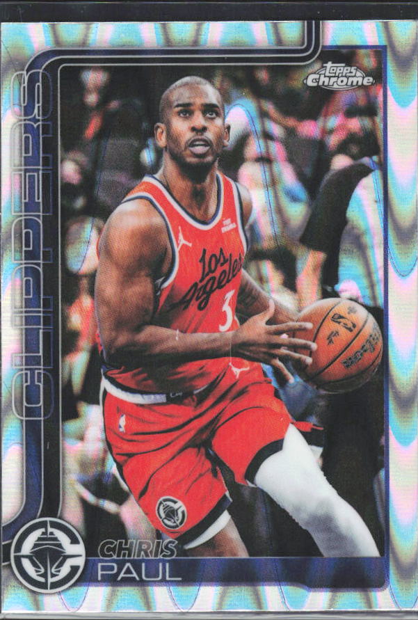 2025-26 Topps Chrome Update #83 Chris Paul RayWave Refractor - framsida