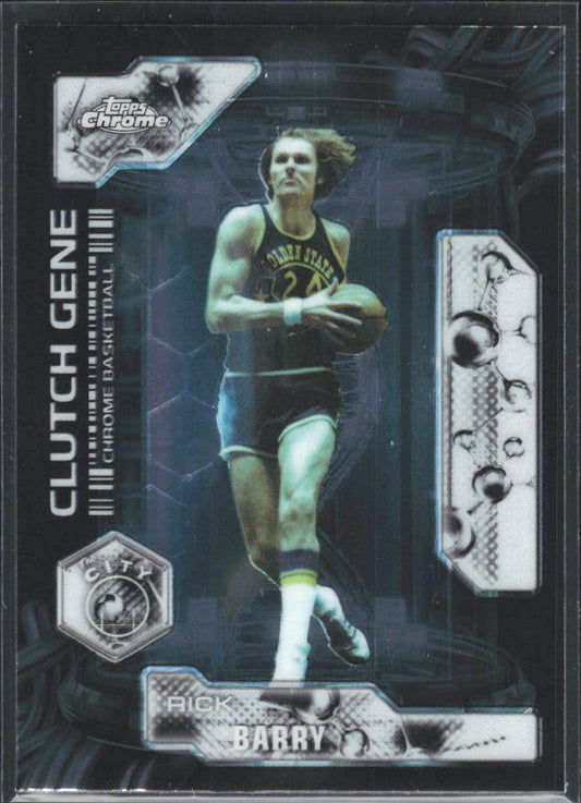 2025-26 Topps Chrome Update #CG-29 Rick Barry Clutch Gene - framsida