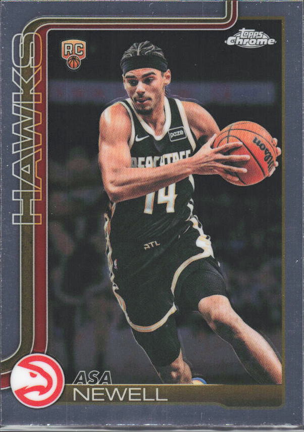 2025-26 Topps Chrome Update #173 Asa Newell - framsida