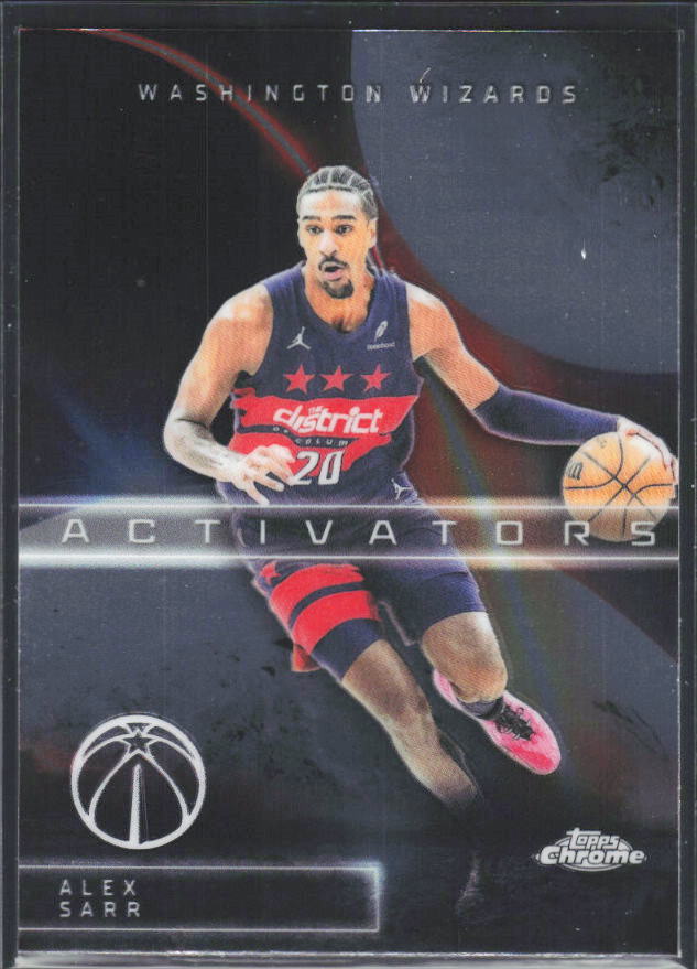 2025-26 Topps Chrome Update #AC-12 Alex Sarr Activators - framsida