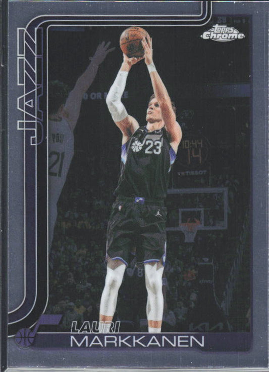 2025-26 Topps Chrome Update #53 Lauri Markkanen - framsida