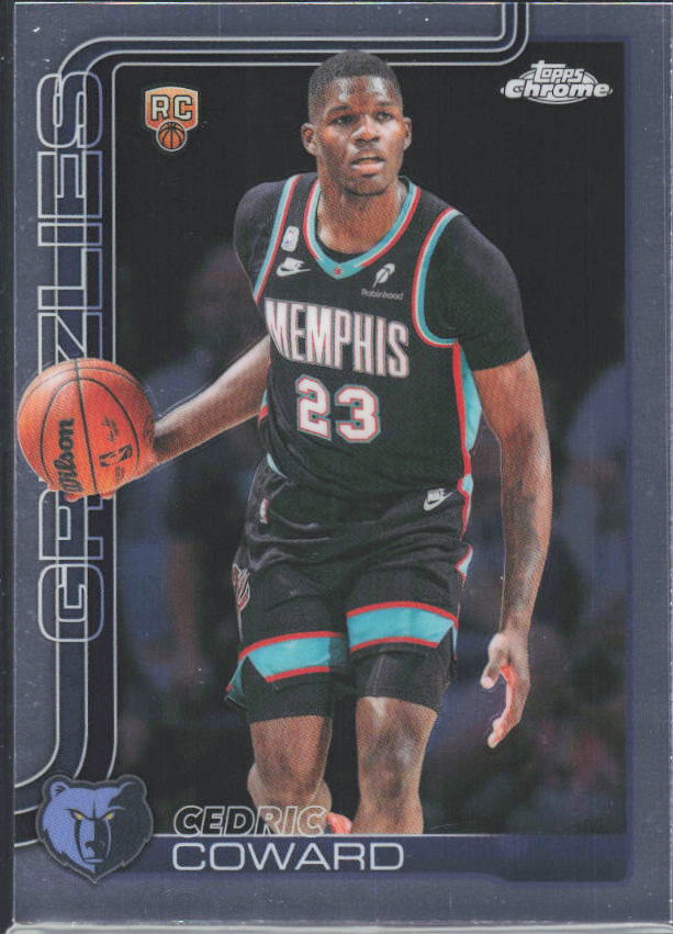 2025-26 Topps Chrome Update #161 Cedric Coward - framsida