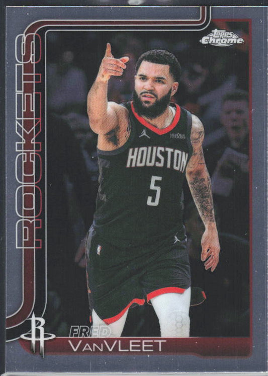 2025-26 Topps Chrome Update #61 Fred VanVleet - framsida
