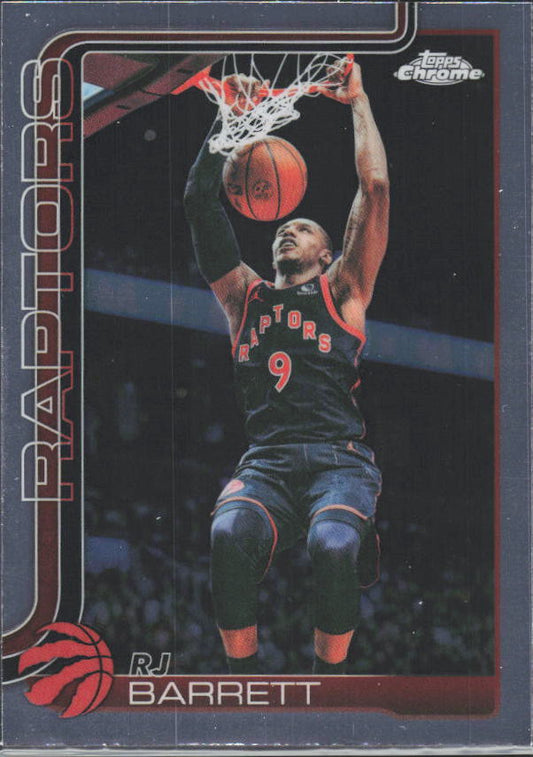 2025-26 Topps Chrome Update #73 RJ Barrett - framsida