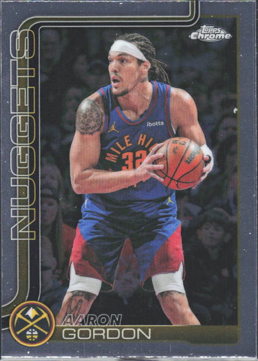 2025-26 Topps Chrome Update #45 Aaron Gordon - framsida