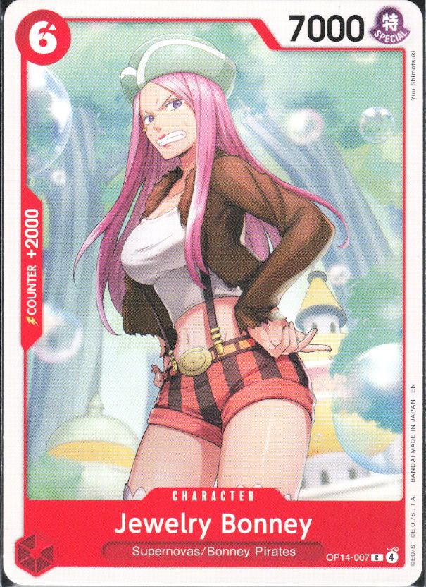 The Azure Sea's Seven #OP14-007 Jewelry Bonney - framsida