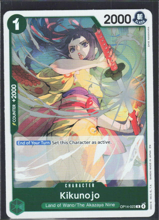 The Azure Sea's Seven #OP14-023 Kikunojo - framsida