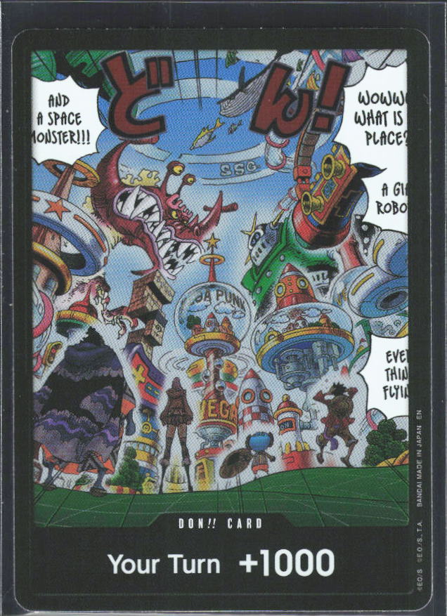 The Azure Sea's Seven DON!! Card (Egghead) - framsida