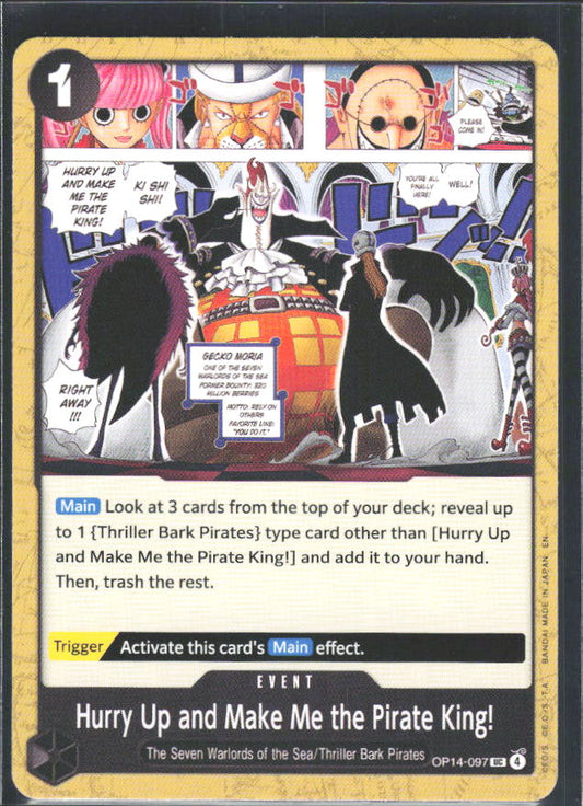 The Azure Sea's Seven #OP14-097 Hurry Up and Make Me the Pirate King! - framsida