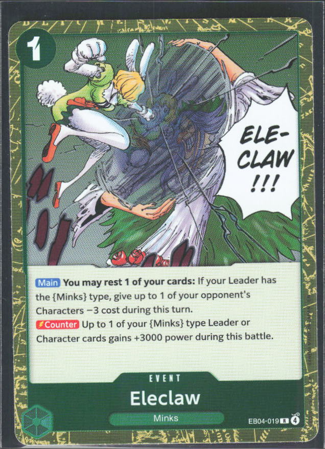 The Azure Sea's Seven #EB04-019 Eleclaw - framsida